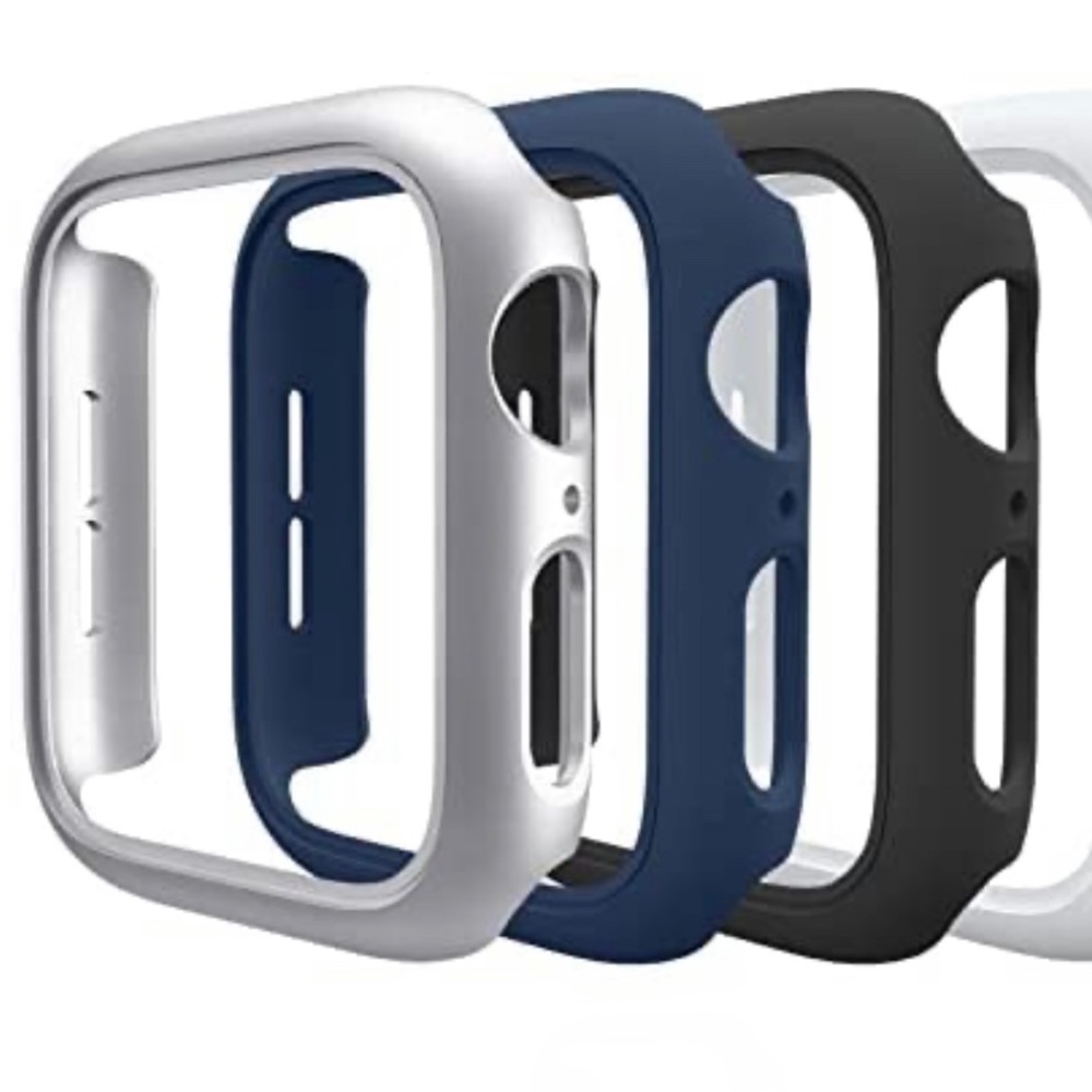 Two Apple Watch Cases & Decorative Watch Band
